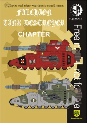 [Elli Patoroch] Warhammer 40K - Falchion Tank Destroyer-52纸模网 - 海量纸模型图纸下载