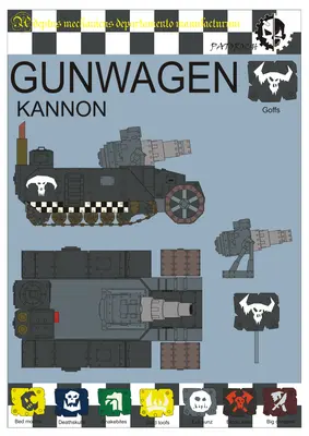 [Elli Patoroch] Warhammer 40K - Gunwagen Kannon-52纸模网 - 海量纸模型图纸下载