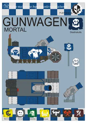 [Elli Patoroch] Warhammer 40K - Gunwagen Mortar-52纸模网 - 海量纸模型图纸下载