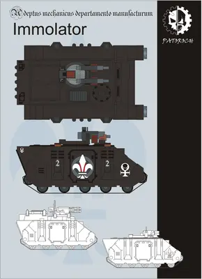 [Elli Patoroch] Warhammer 40K - Immolator-52纸模网 - 海量纸模型图纸下载