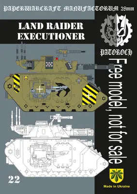 [Elli Patoroch] Warhammer 40K - Land Raider Executioner-52纸模网 - 海量纸模型图纸下载