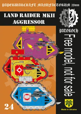[Elli Patoroch] Warhammer 40K - Land Raider MkII Aggressor-52纸模网 - 海量纸模型图纸下载