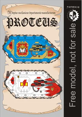 [Elli Patoroch] Warhammer 40K - Land Raider Proteus Howling Griffons - White Scars-52纸模网 - 海量纸模型图纸下载