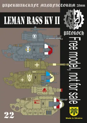 [Elli Patoroch] Warhammer 40K - Leman Russ KV II-52纸模网 - 海量纸模型图纸下载