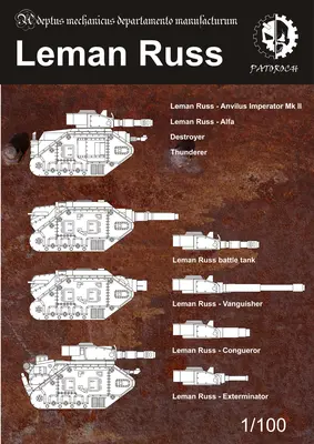 [Elli Patoroch] Warhammer 40K - Leman Russ - Multiple Variants-52纸模网 - 海量纸模型图纸下载