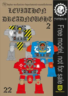 [Elli Patoroch] Warhammer 40K - Leviathan Dreadnought-52纸模网 - 海量纸模型图纸下载
