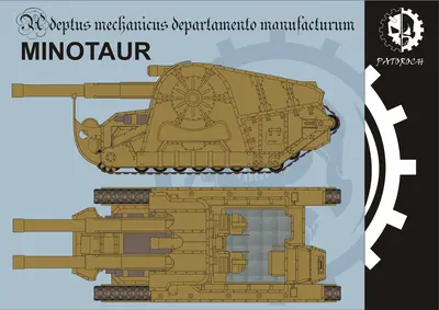 [Elli Patoroch] Warhammer 40K - Malcador Minotaur-52纸模网 - 海量纸模型图纸下载