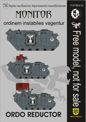 [Elli Patoroch] Warhammer 40K - Monitor - Ordo Reductor-52纸模网 - 海量纸模型图纸下载