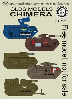 [Elli Patoroch] Warhammer 40K - OLD Chimera-52纸模网 - 海量纸模型图纸下载