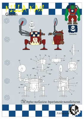 [Elli Patoroch] Warhammer 40K - Ork killakan Goblin-52纸模网 - 海量纸模型图纸下载