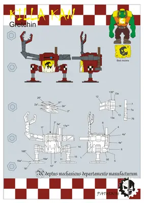 [Elli Patoroch] Warhammer 40K - Ork killakan Gretchin-52纸模网 - 海量纸模型图纸下载