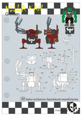 [Elli Patoroch] Warhammer 40K - Ork killakan Grimlen-52纸模网 - 海量纸模型图纸下载
