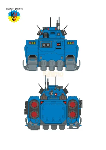 [Elli Patoroch] Warhammer 40K - Land Raider Prometheus-52纸模网 - 海量纸模型图纸下载