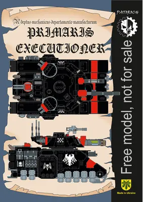 [Elli Patoroch] Warhammer 40K - Primaris Repulsor Executioner - Raven Guard-52纸模网 - 海量纸模型图纸下载