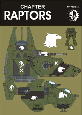 [Elli Patoroch] Warhammer 40K - Raptors Chapter-52纸模网 - 海量纸模型图纸下载