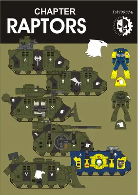 [Elli Patoroch] Warhammer 40K - Raptors Chapter-52纸模网 - 海量纸模型图纸下载