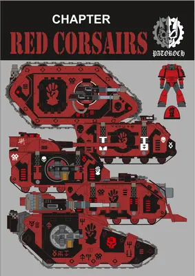 [Elli Patoroch] Warhammer 40K - Razorback MkI - Imperial Fists - Iron Warriors-52纸模网 - 海量纸模型图纸下载
