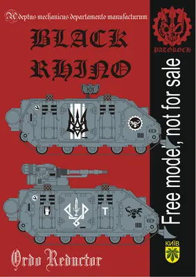 [Elli Patoroch] Warhammer 40K - Rhino Black Mk1D-52纸模网 - 海量纸模型图纸下载