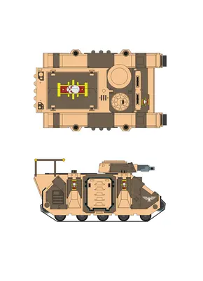 [Elli Patoroch] Warhammer 40K - Rhino MKII Olds Model 1-52纸模网 - 海量纸模型图纸下载