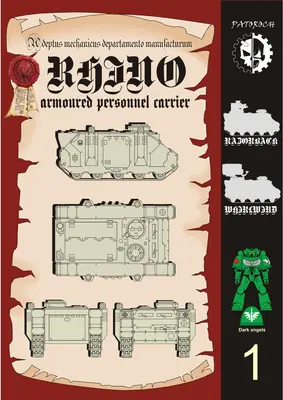 [Elli Patoroch] Warhammer 40K - Rhino MkV Armoured Personnel Carrier-52纸模网 - 海量纸模型图纸下载