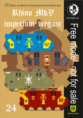 [Elli Patoroch] Warhammer 40K - Rhino MkV Imperium birgam-52纸模网 - 海量纸模型图纸下载