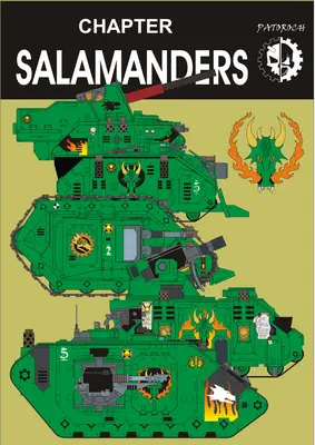 [Elli Patoroch] Warhammer 40K - Salamanders-52纸模网 - 海量纸模型图纸下载