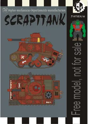 [Elli Patoroch] Warhammer 40K - Scrapttank-52纸模网 - 海量纸模型图纸下载