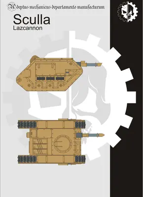 [Elli Patoroch] Warhammer 40K - Sculla Lascannon-52纸模网 - 海量纸模型图纸下载