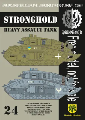 [Elli Patoroch] Warhammer 40K - Stronghold - Heavy Assault Tank-52纸模网 - 海量纸模型图纸下载