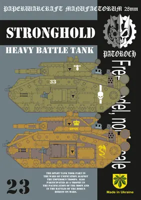 [Elli Patoroch] Warhammer 40K - Stronghold - Heavy Battle Tank-52纸模网 - 海量纸模型图纸下载