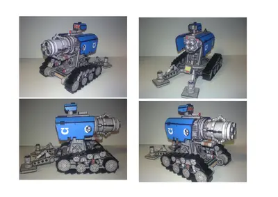 [Elli Patoroch] Warhammer 40K - Thunderfire Cannon - Ultramarines-52纸模网 - 海量纸模型图纸下载