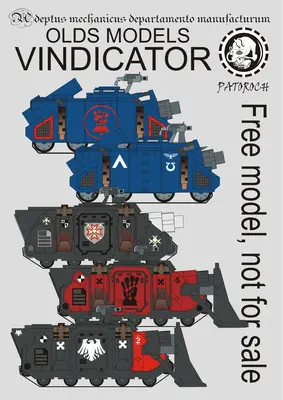 [Elli Patoroch] Warhammer 40K - Vindicator Old Models-52纸模网 - 海量纸模型图纸下载