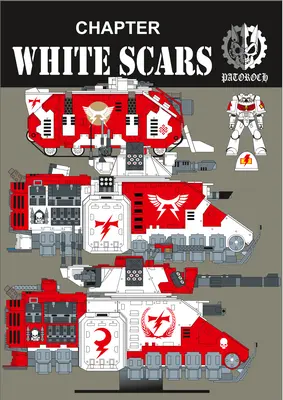 [Elli Patoroch] Warhammer 40K - White Scars-52纸模网 - 海量纸模型图纸下载